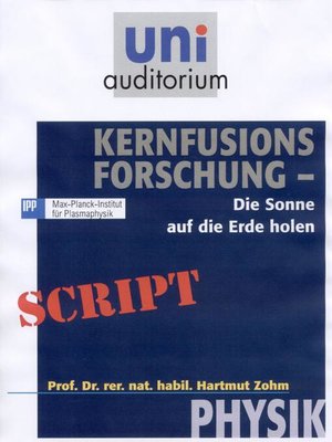 cover image of Kernfusions-Forschung